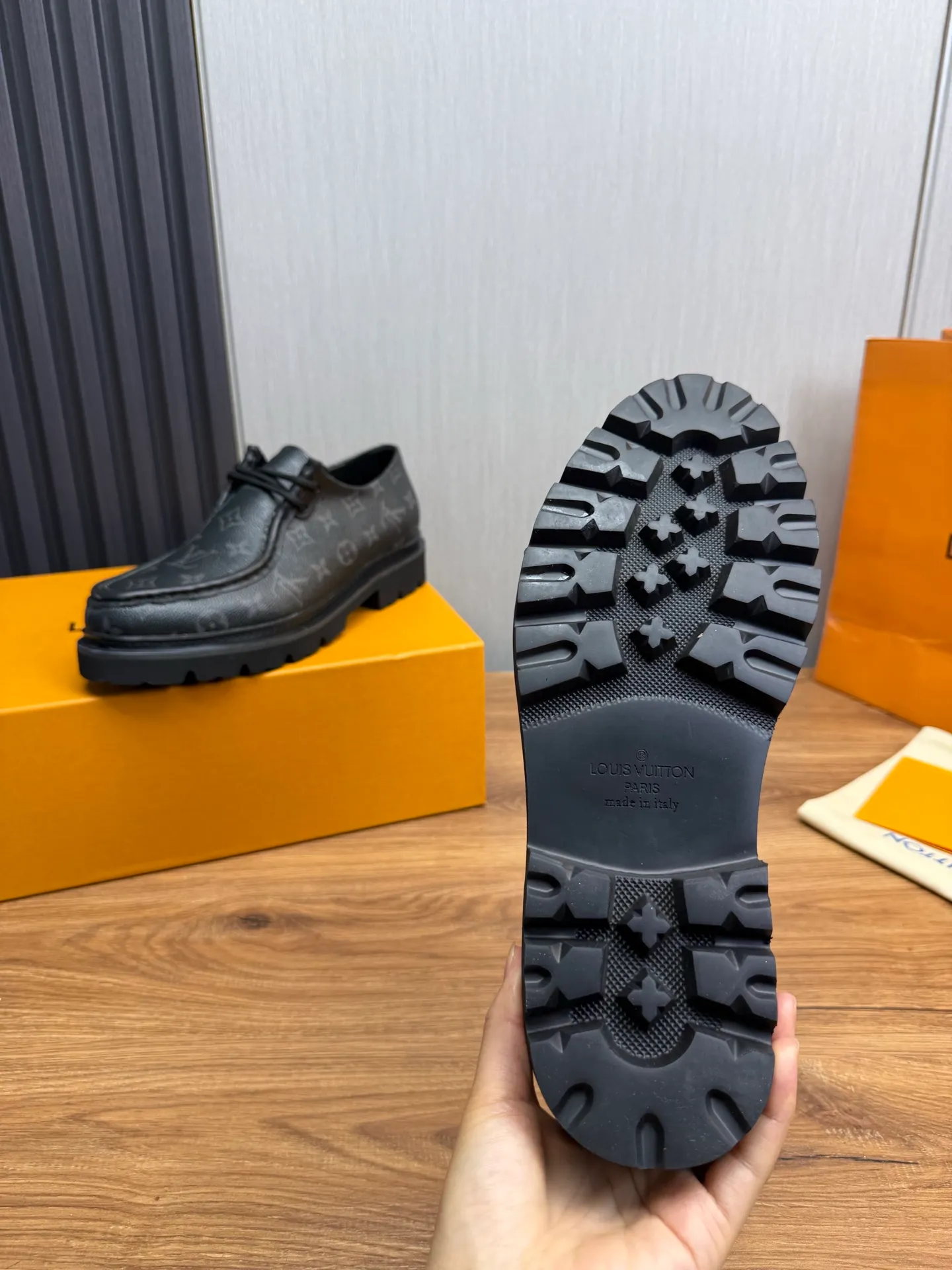 Factory 680💰 LV. Men's business casual leather shoes, all made of imported original brand leather, just to create a more comfortable wearing experience, original non-slip and wear-resistant outsole ✔️16-45 (38.45 non-returnable)